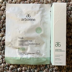 Arbonne mask and intelligence spot corrector